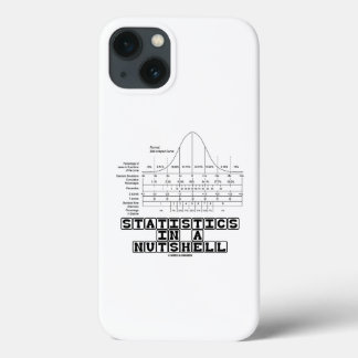 Funda Para iPhone 13 Estadísticas En Una Hoja De Cheat De Estadísticas 