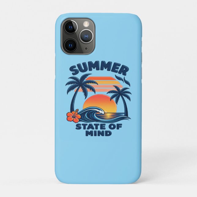 Funda De Case-Mate Para iPhone Estado de Ánimo de Verano (Reverso)