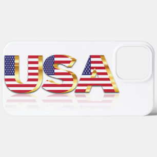 Funda Para iPhone 13 Pro Max Estados Unidos de América Bandera de los Estados U