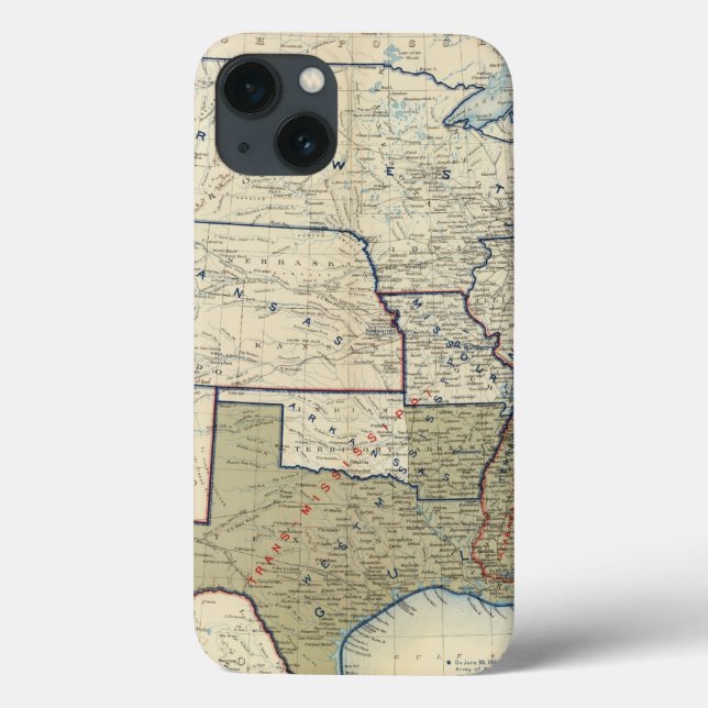 Funda De Case-Mate Para iPhone Estados Unidos junio 1864 (Reverso)