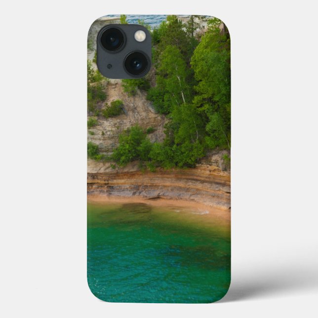 Funda De Case-Mate Para iPhone Estados Unidos, Michigan. Formación Rock Castle de (Reverso)