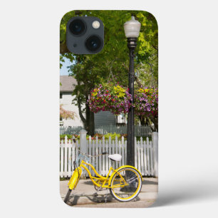 Funda Para iPhone 13 Estados Unidos, Michigan, Isla Mackinac. Bicicleta