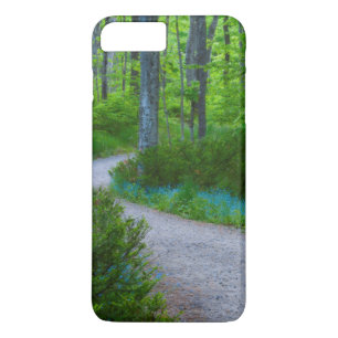 Funda Para iPhone 8 Plus/7 Plus Estados Unidos, Michigan. Ruta A Través Del Bosque