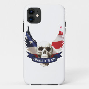 Funda Para iPhone 11 Estadounidense al cráneo óseo