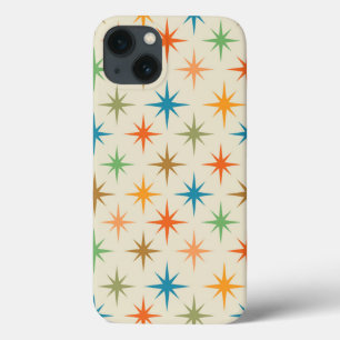 Funda Para iPhone 13 Estallido atómico colorido moderno de mediados de 
