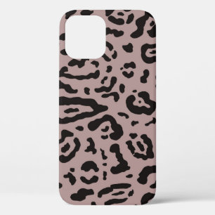Funda Para iPhone 12 Estampa Animal de Leopardo Cheetah Rosa Rosado Mal