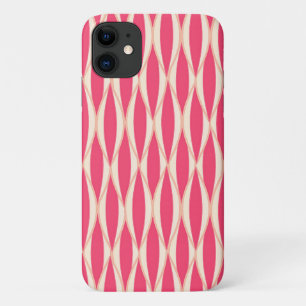 Funda Para iPhone 11 Estampa de cinta de mediados de siglo - tonos de c