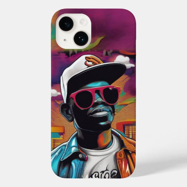 Funda De Case-Mate Para iPhone Estampa Hip Hop - Street Graffiti Art - Capa Phone (Reverso )