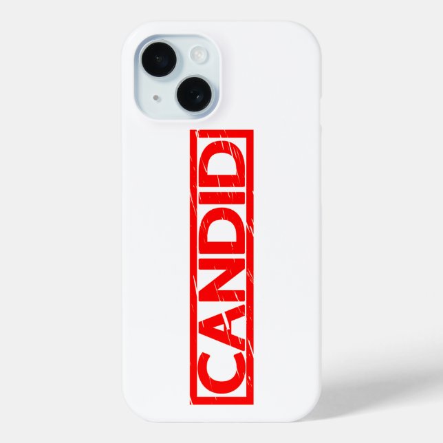 Funda De Case-Mate Para iPhone Estampación de Candid (Reverso )