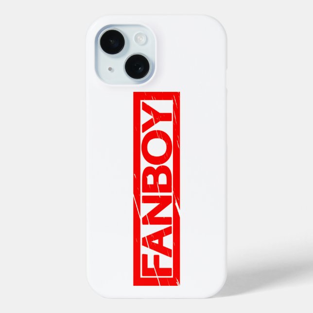 Funda De Case-Mate Para iPhone Estampación de Fanboy (Reverso )
