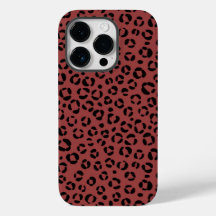Estampado animal burgundy
