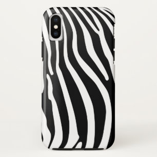 Funda Para iPhone X Estampado animal zebra