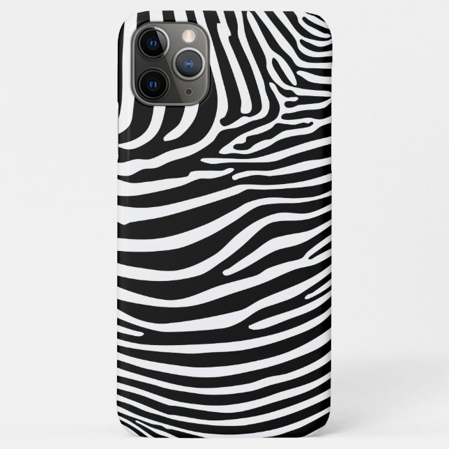 Funda De Case-Mate Para iPhone Estampado animal zebra (Reverso)