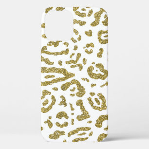 Funda Para iPhone 12 Estampado de Animal Leopardo Guepardo Blanco Brill