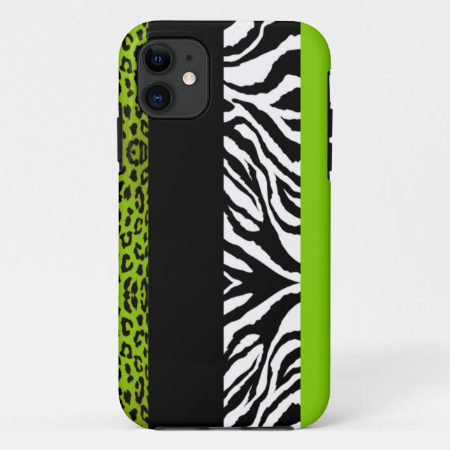Funda De Case-Mate Para iPhone Estampado de animales del personalizado del (Reverso)