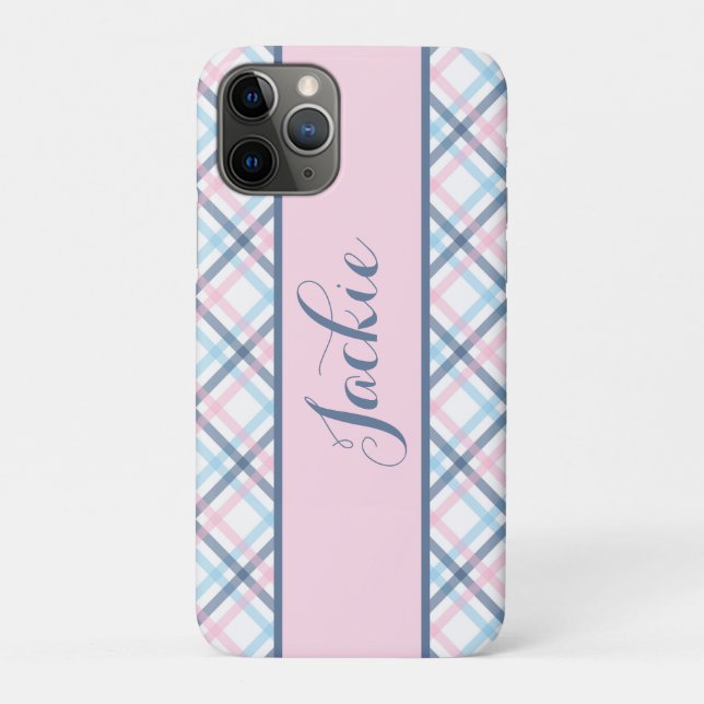 Funda De Case-Mate Para iPhone Estampado de cuadros (Reverso)