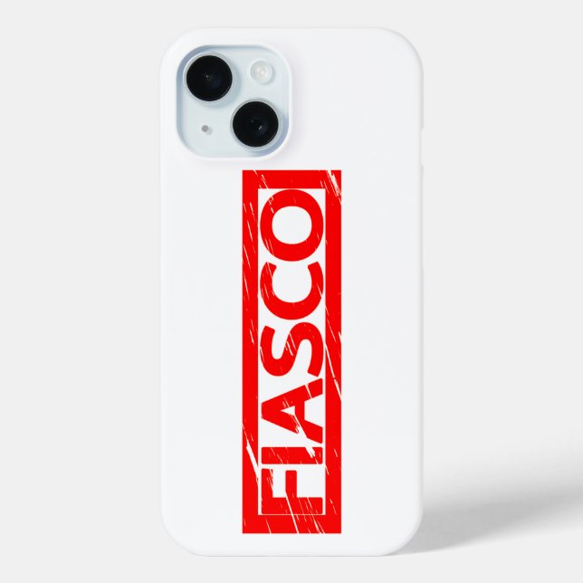 Funda De Case-Mate Para iPhone Estampado de fiasco (Reverso )