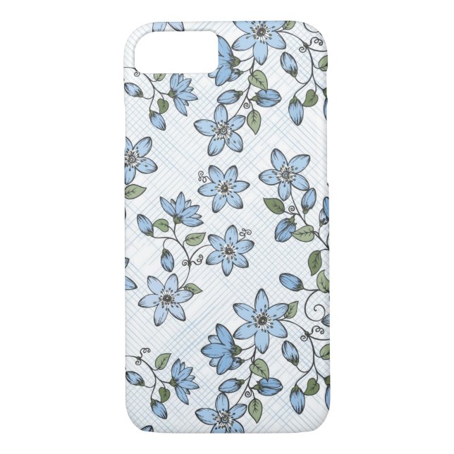 Funda De Case-Mate Para iPhone Estampado de flores 2 (Reverso)