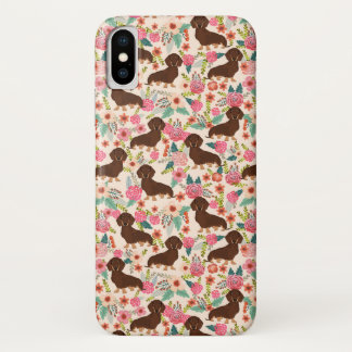 Funda Para iPhone X Estampado de flores femenino del vintage del