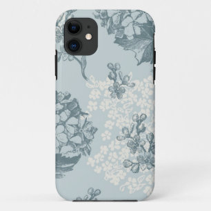 Funda Para iPhone 11 Estampado de flores retro con las flores del