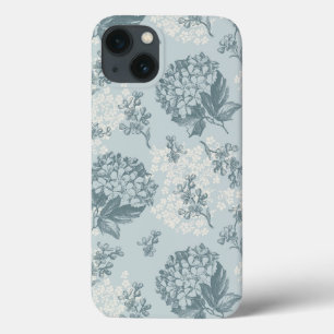 Funda Para iPhone 13 Estampado de flores retro con las flores del