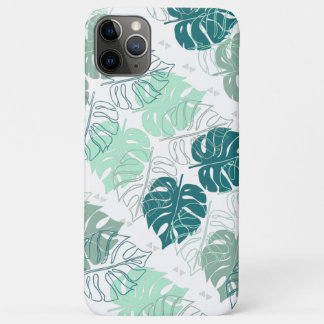 Funda Para iPhone 11 Pro Max Estampado de hojas tropicales