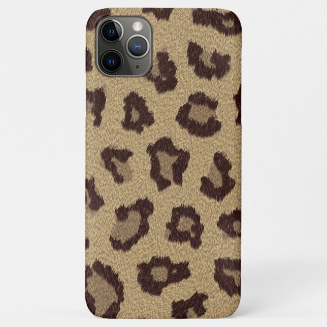 Funda De Case-Mate Para iPhone Estampado de leopardo (Reverso)