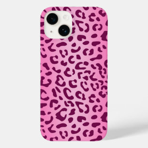 Funda Para iPhone 14 De Case-Mate Estampado de leopardo rosa elegante
