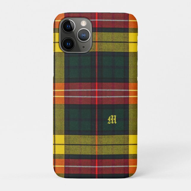 Funda De Case-Mate Para iPhone Estampado de Plaid del Clan Buchanan Patrón Escocé (Reverso)