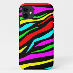 title_seo2 Estampado de zebra colorido/negro fresco - caso