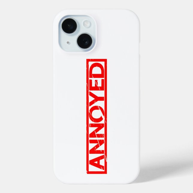 Funda De Case-Mate Para iPhone Estampado enojado (Reverso )