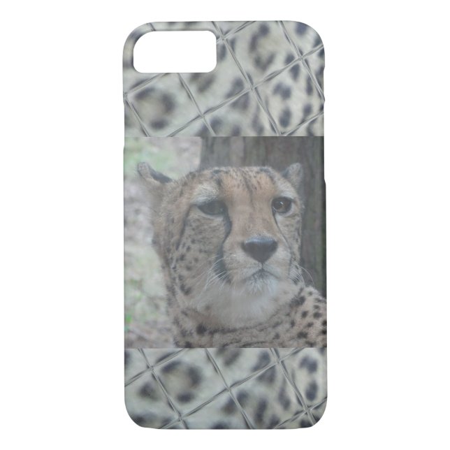 Funda De Case-Mate Para iPhone Estampado leopardo con la caja linda del teléfono (Reverso)