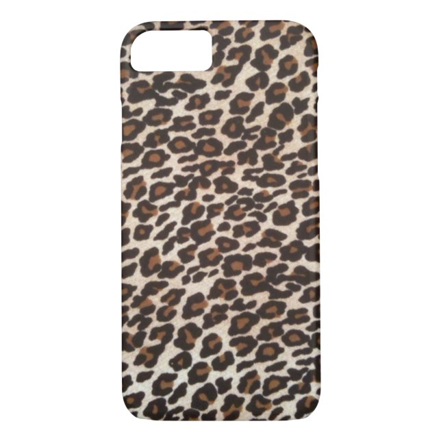 Funda De Case-Mate Para iPhone Estampado leopardo elegante (Reverso)