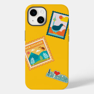 Funda Para iPhone 14 De Case-Mate Estampado neozelandés Maiz estilo amarillo