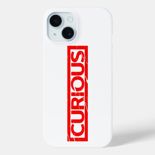 Funda De Case-Mate Para iPhone Estampilla curiosa (Reverso )