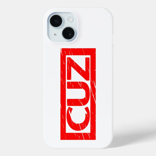 Funda De Case-Mate Para iPhone Estampilla Cuz (Reverso )