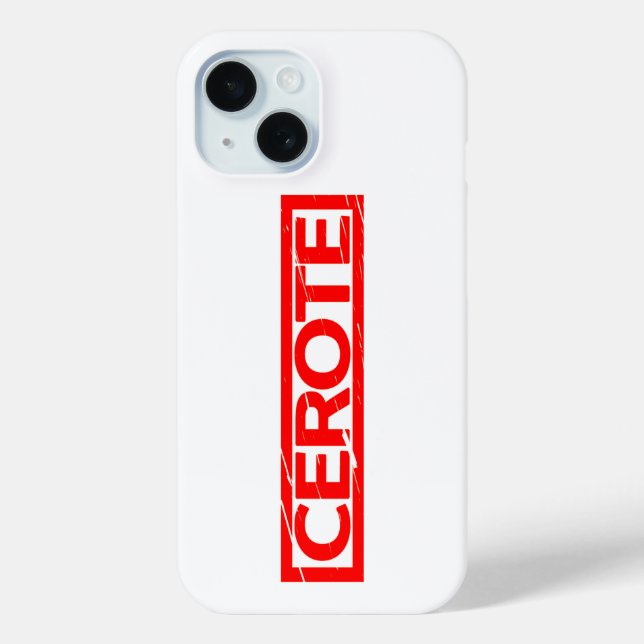 Funda De Case-Mate Para iPhone Estampilla de Cerote (Reverso )