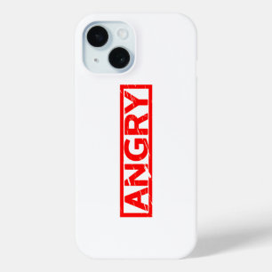 Funda Para iPhone 15 Estampilla enojada