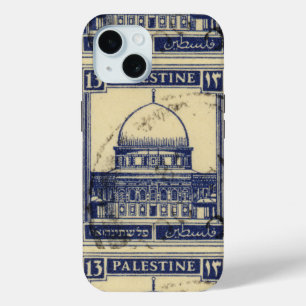 Funda Para iPhone 15 estampilla palestina antigua 1920_ folclore palest