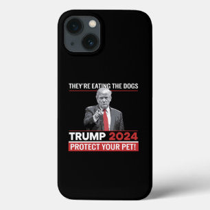 Funda Para iPhone 13 Están Comiendo Los Perros Debate Trump 2024