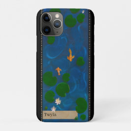 Funda Para iPhone 11 Pro Estanque de Loto Personalizado