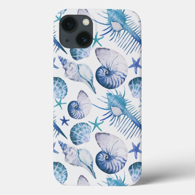Funda De Case-Mate Para iPhone Estanques de acuarela (Reverso)