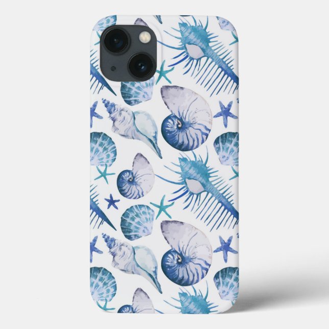 Funda De Case-Mate Para iPhone Estanques de acuarela (Reverso)