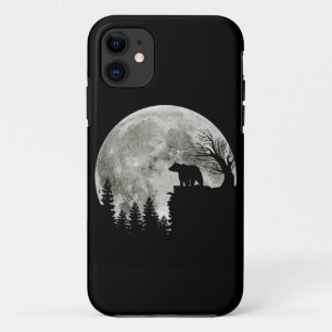 Funda Para iPhone 11 Estar De Oso En La Luna De Halloween, Un Tocante D