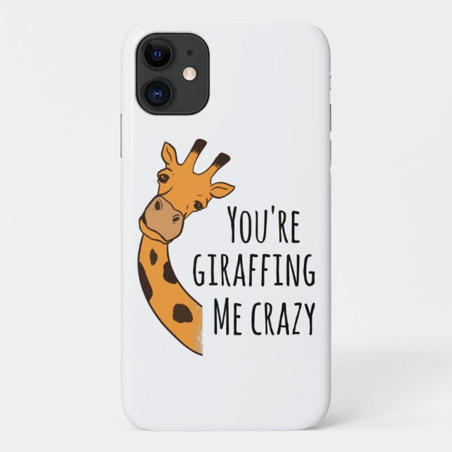 Funda De Case-Mate Para iPhone Estás girafando loco (Reverso)