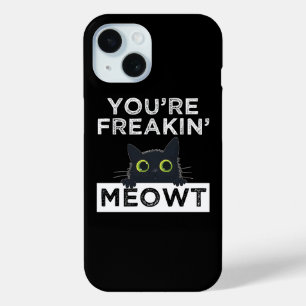 Funda Para iPhone 15 Estás Meowt Meando