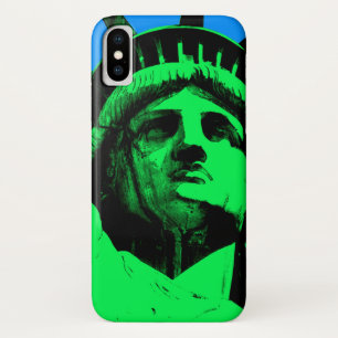 Funda Para iPhone X Estatua de arte pop de la libertad
