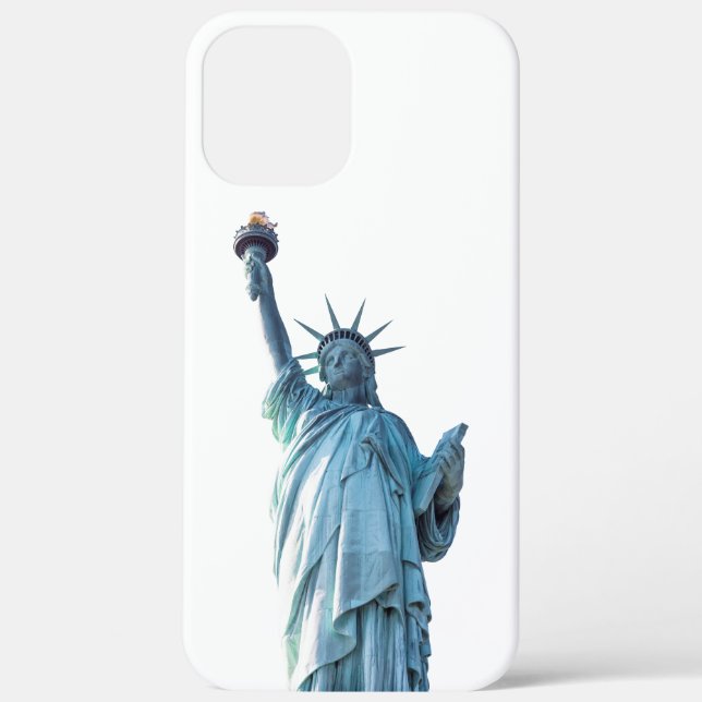 Funda De Case-Mate Para iPhone Estatua de la libertad (Reverso )