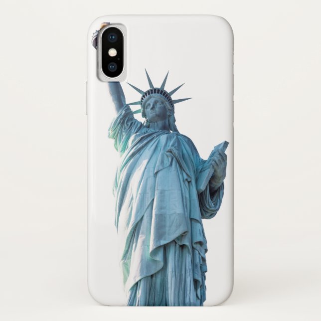 Funda De Case-Mate Para iPhone Estatua de la libertad (Reverso)