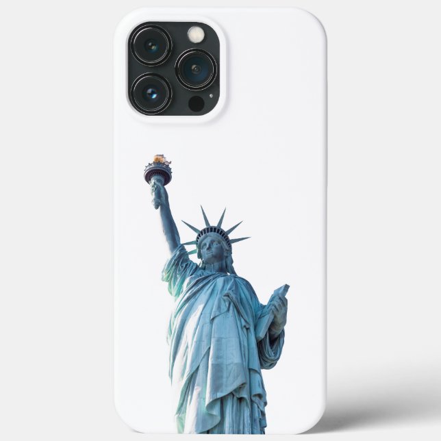 Funda De Case-Mate Para iPhone Estatua de la libertad (Reverso )
